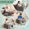 Reading Pillow Set 3-Piece with Large Lap Desk and Coaster
